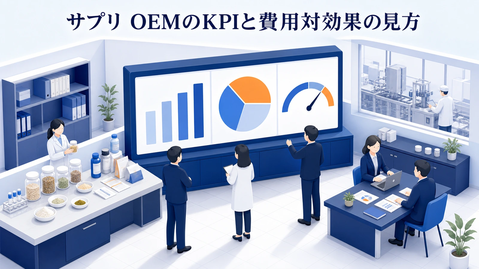 サプリ OEMのKPIと費用対効果の見方