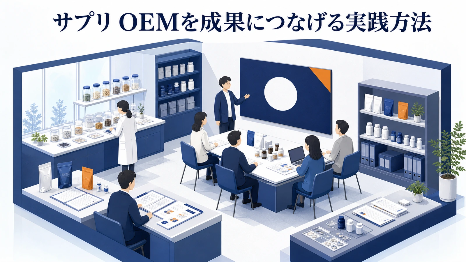 サプリ OEMを成果につなげる実践方法