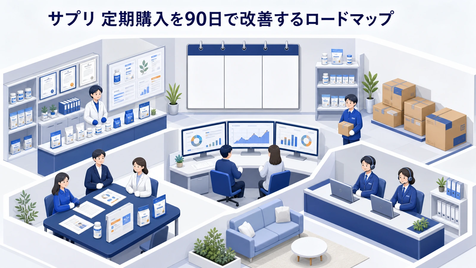 サプリ 定期購入を90日で改善するロードマップ