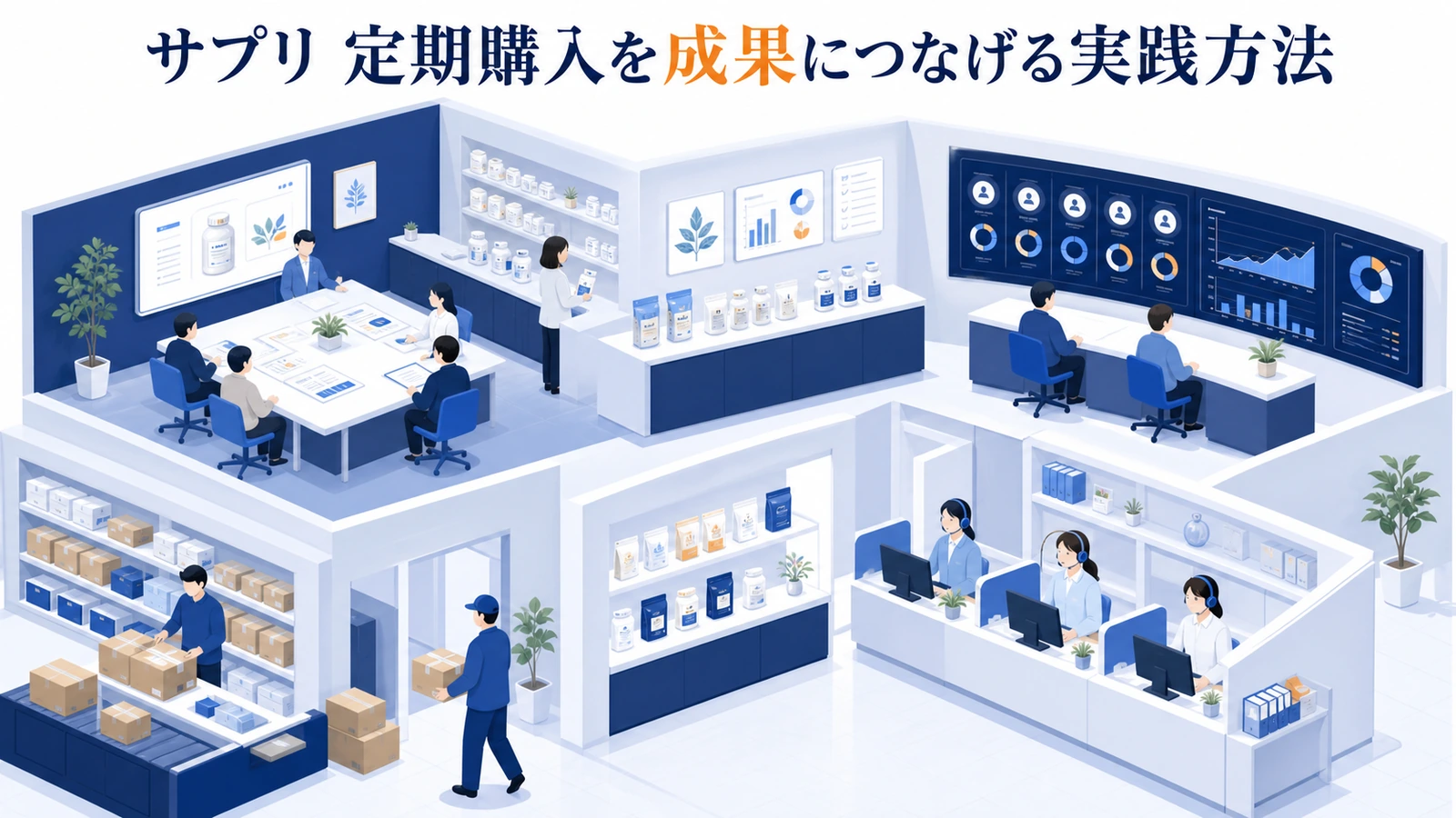 サプリ 定期購入を成果につなげる実践方法