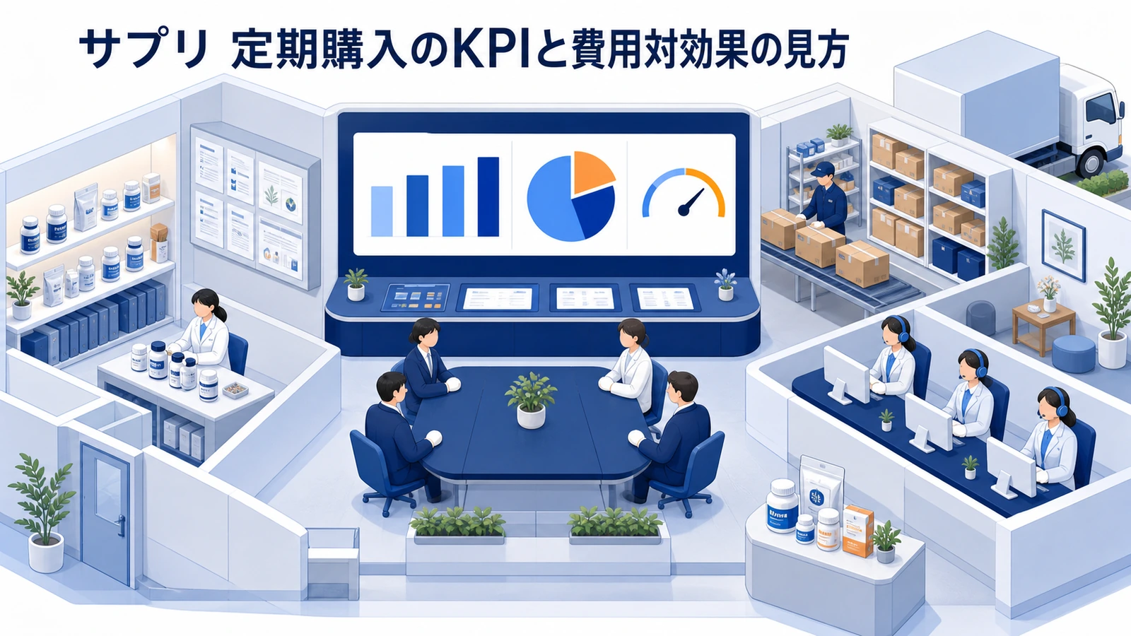 サプリ 定期購入のKPIと費用対効果の見方