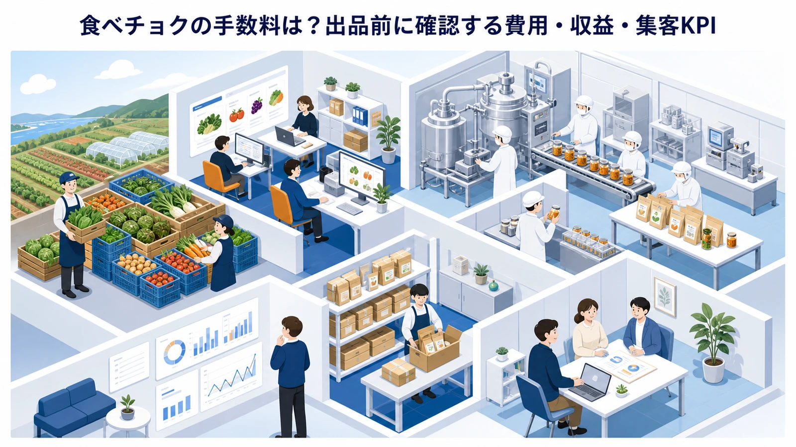 食べチョクの手数料は？出品前に確認する費用・収益・集客KPI