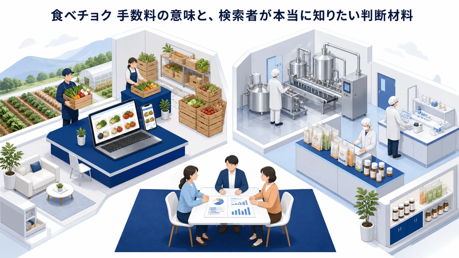 食べチョク 手数料の意味と、検索者が本当に知りたい判断材料