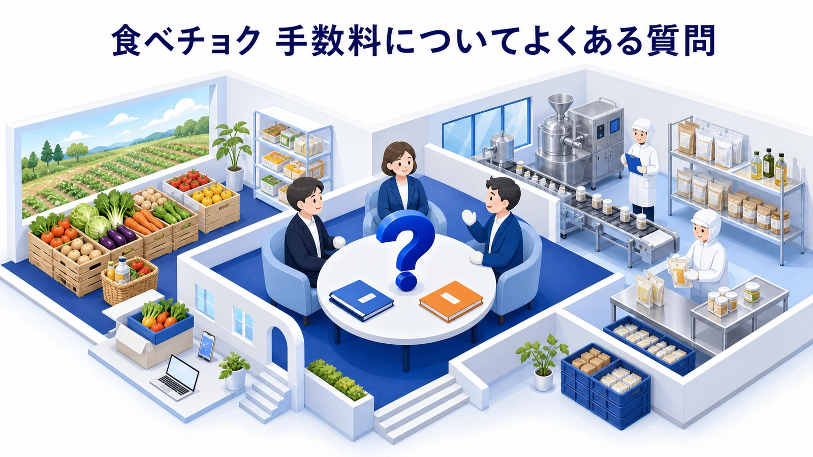 食べチョク 手数料についてよくある質問
