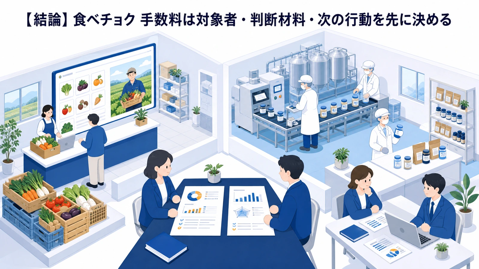 【結論】食べチョク 手数料は対象者・判断材料・次の行動を先に決める