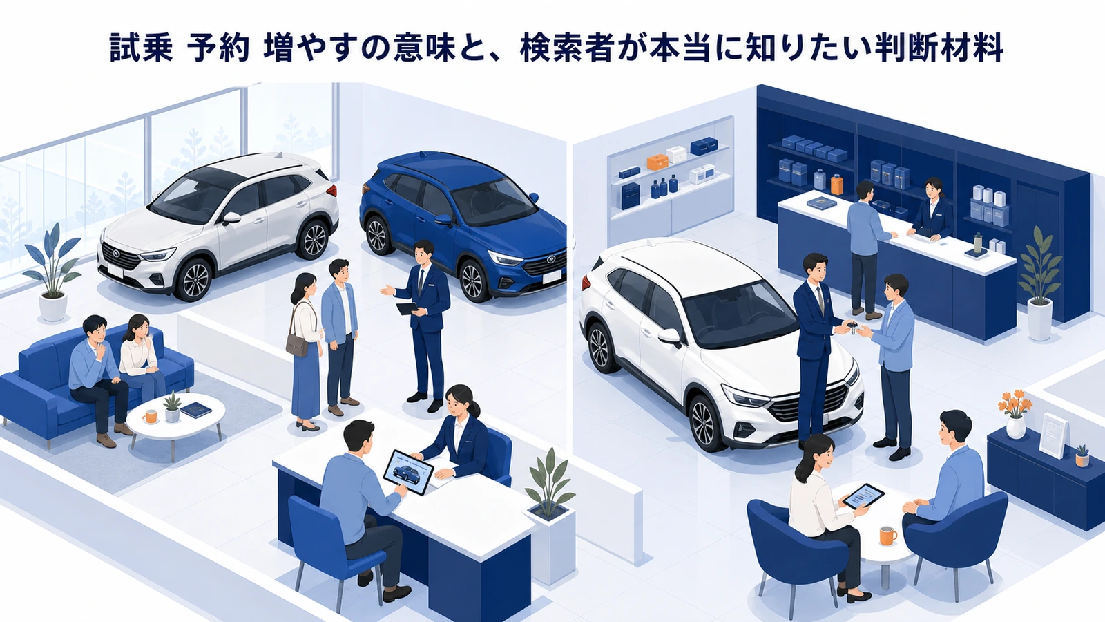 試乗 予約 増やすの意味と、検索者が本当に知りたい判断材料