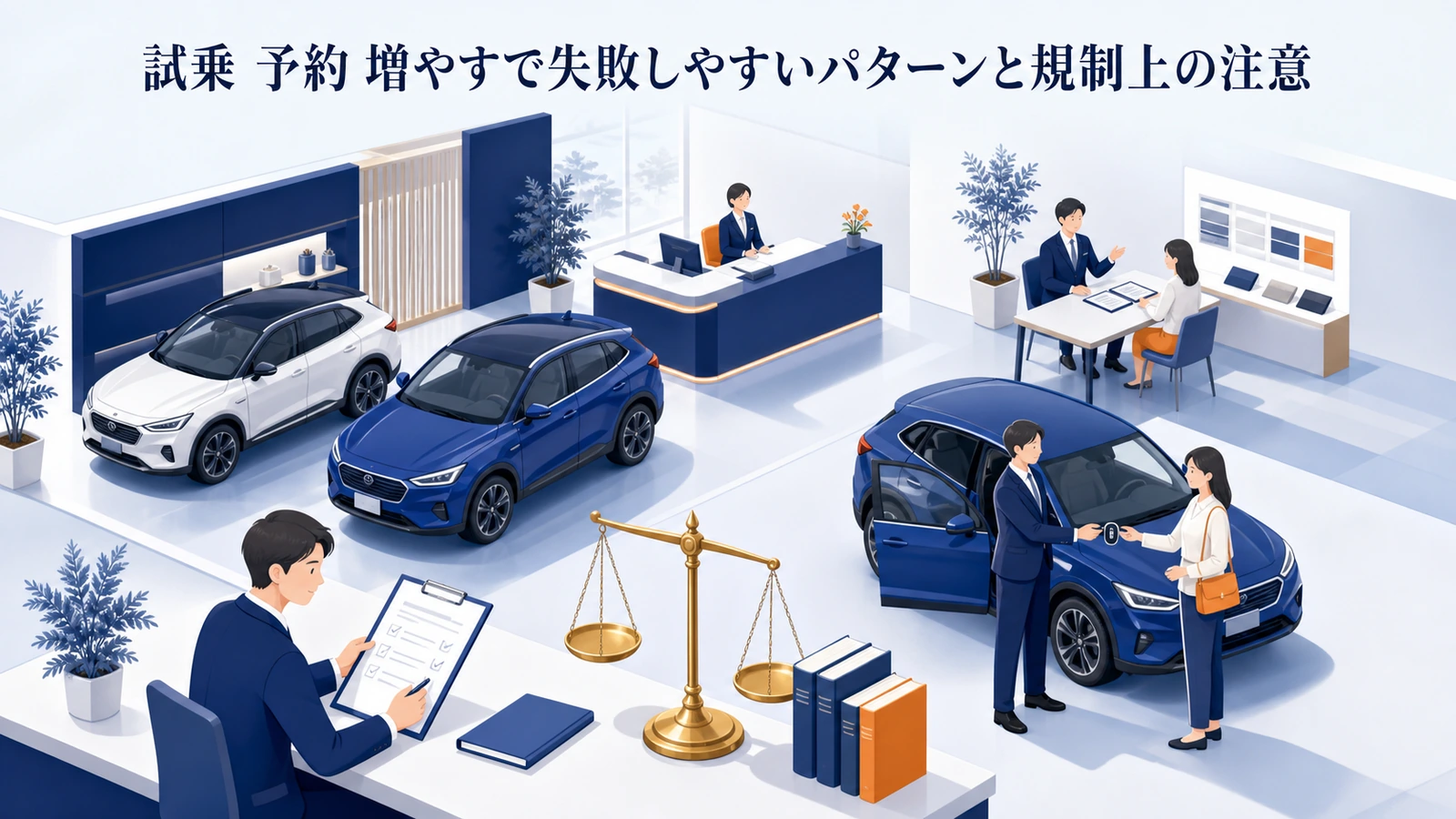 試乗 予約 増やすで失敗しやすいパターンと規制上の注意