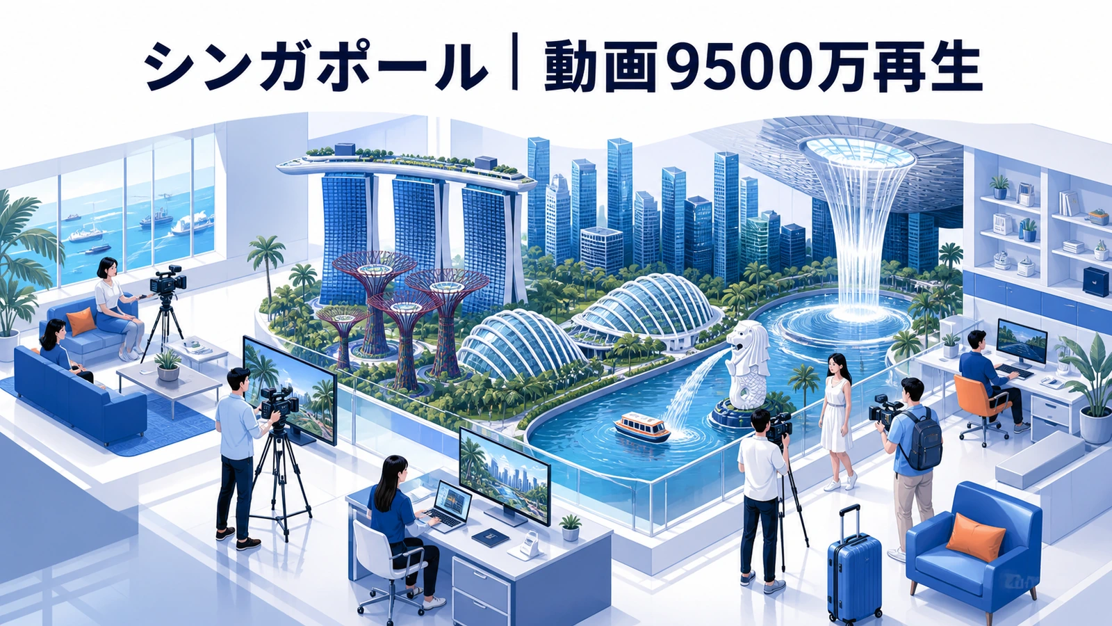 1500人超のクリエイター参加と動画9500万回再生を達成したシンガポール政府観光局の事例