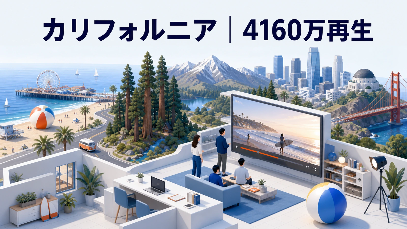 TopView4160万回表示とCTR3.27パーセントを達成したVisit Californiaの事例