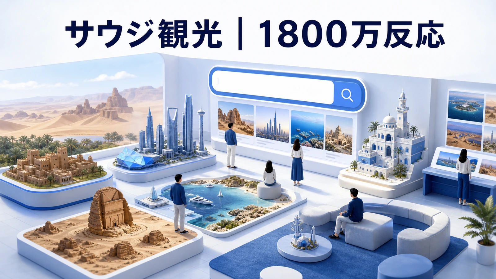 観光検索ハブで1800万反応と自然検索1.2倍を実現したVisit Saudiの事例