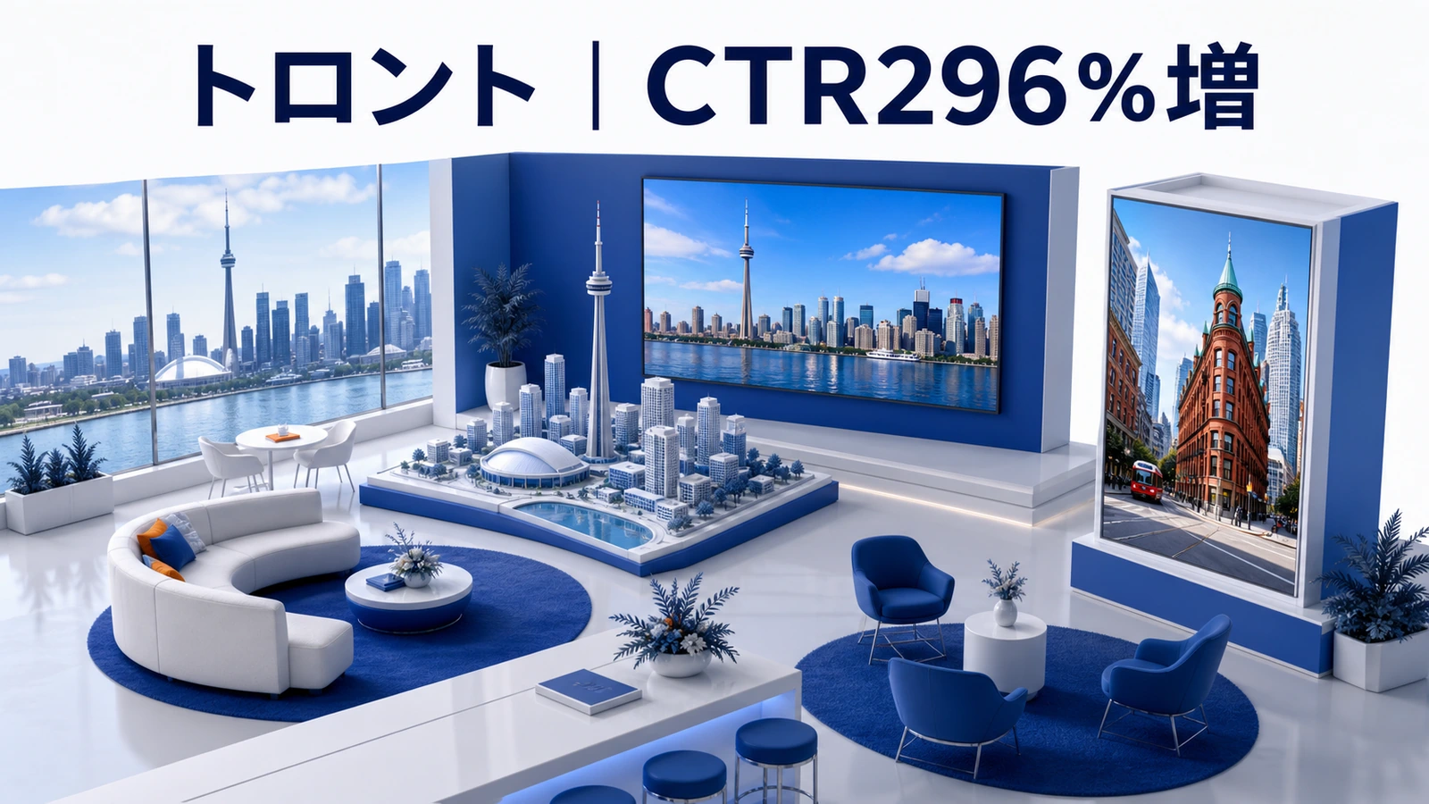 340万人に到達しCTRを基準比296パーセント増やしたDestination Torontoの事例