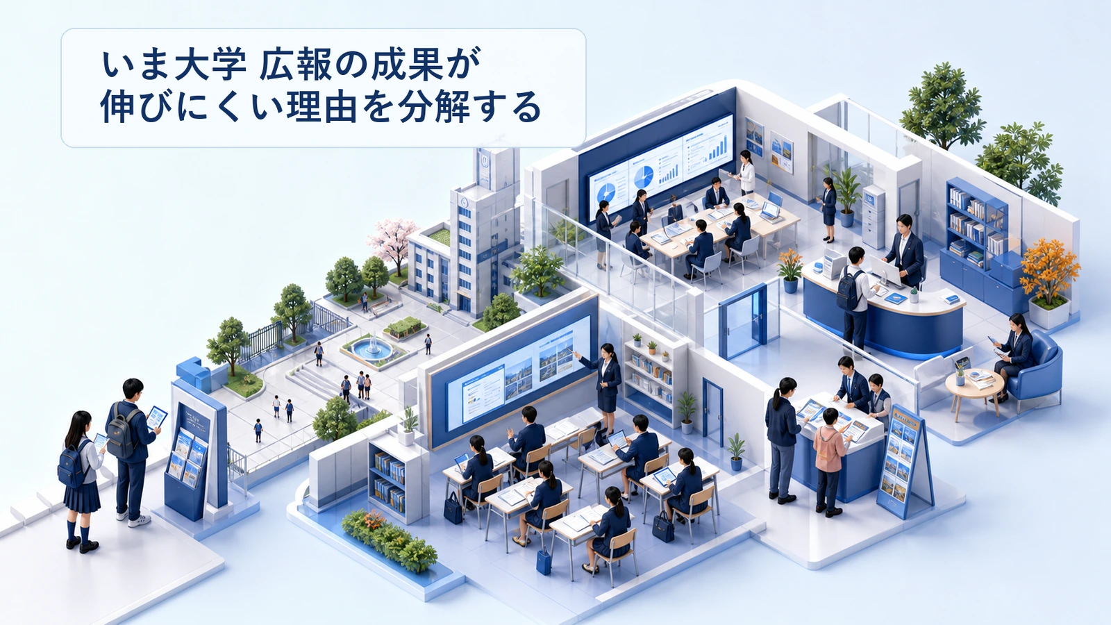 いま大学 広報の成果が伸びにくい理由を分解する