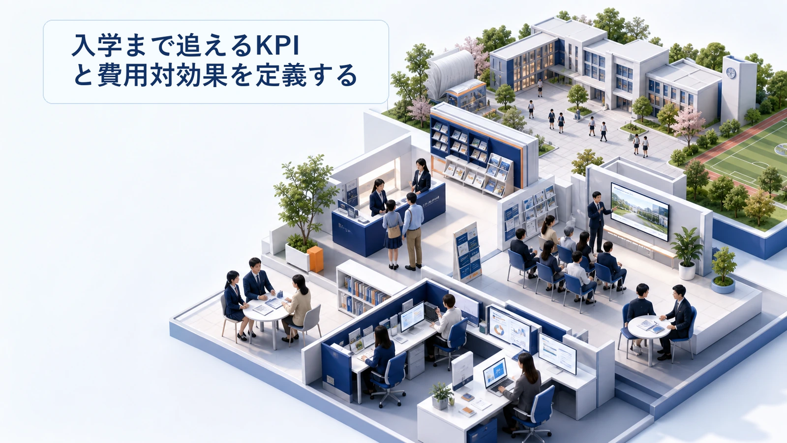 入学まで追えるKPIと費用対効果を定義する