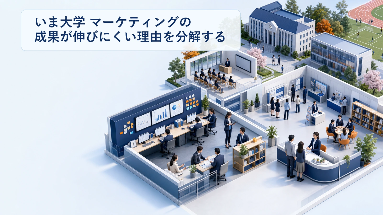 いま大学 マーケティングの成果が伸びにくい理由を分解する