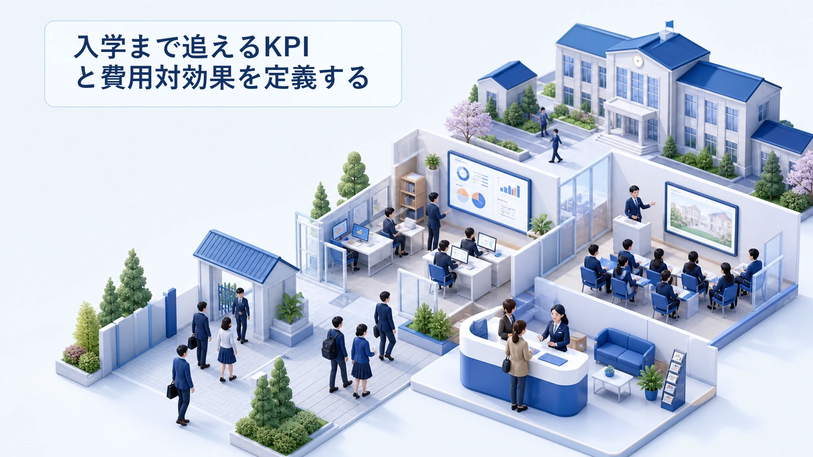 入学まで追えるKPIと費用対効果を定義する