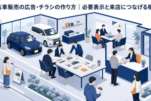 中古車販売の広告・チラシの作り方|必要表示と来店につなげる構成