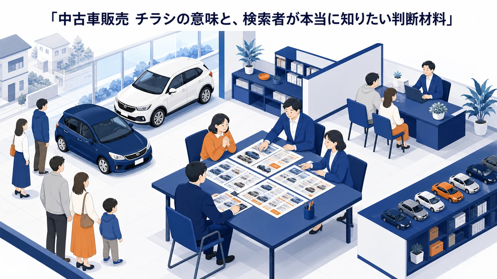 中古車販売 チラシの意味と、検索者が本当に知りたい判断材料