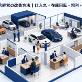 中古車販売店経営の改善方法｜仕入れ・在庫回転・粗利・再来店を解説