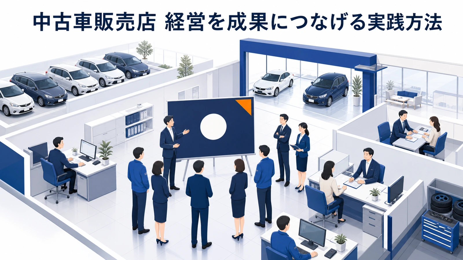 中古車販売店 経営を成果につなげる実践方法