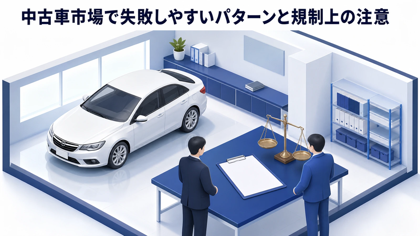 中古車市場で失敗しやすいパターンと規制上の注意