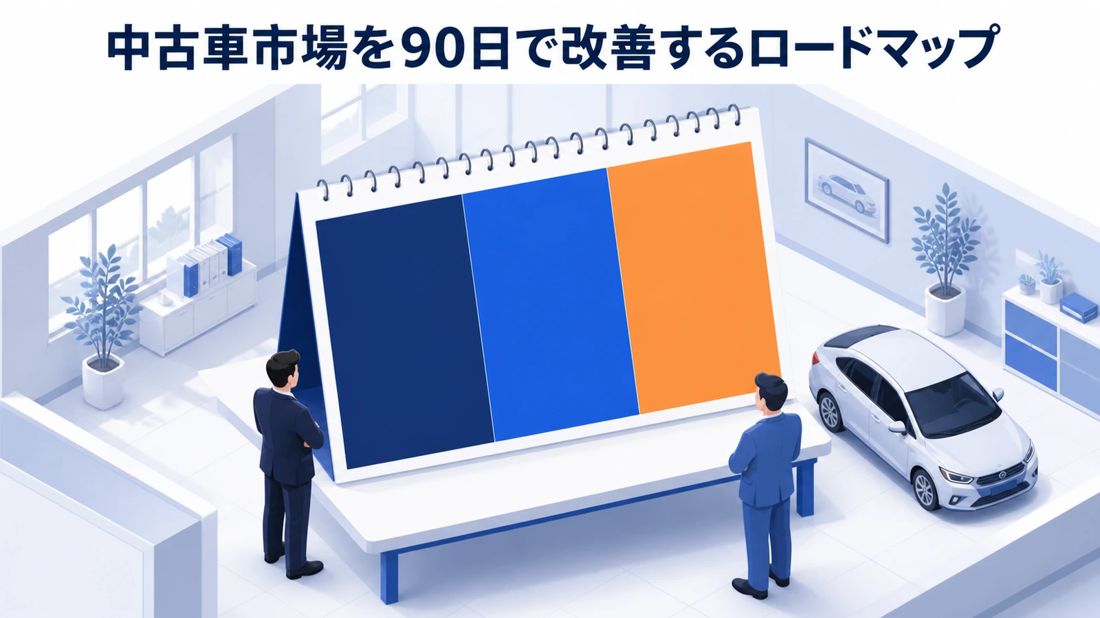 中古車市場を90日で改善するロードマップ