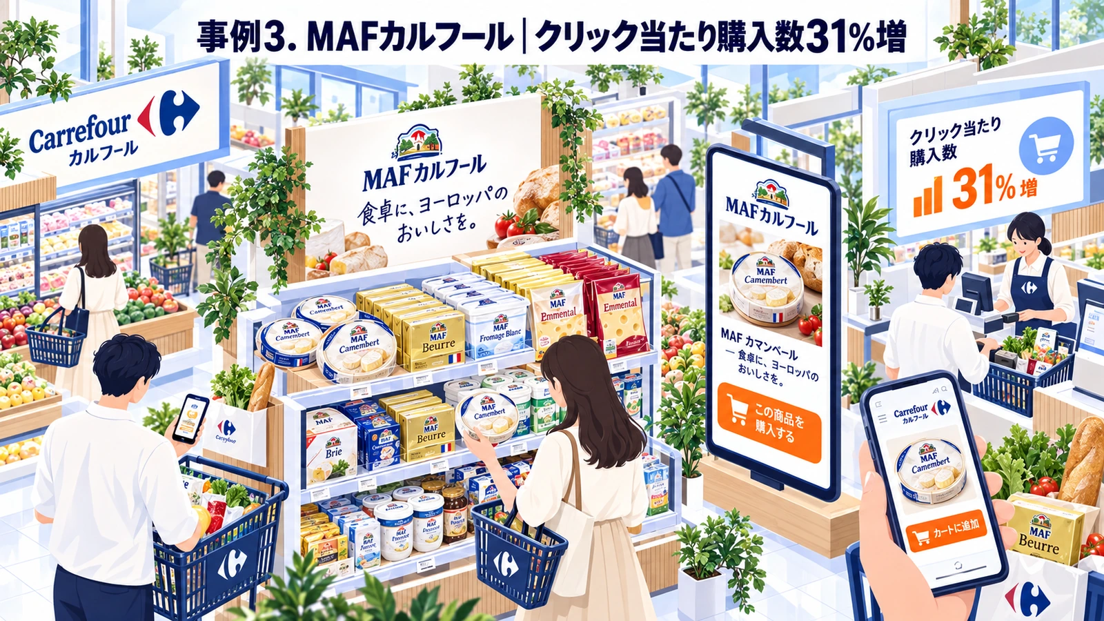 MAFカルフールのリテールメディア成功事例