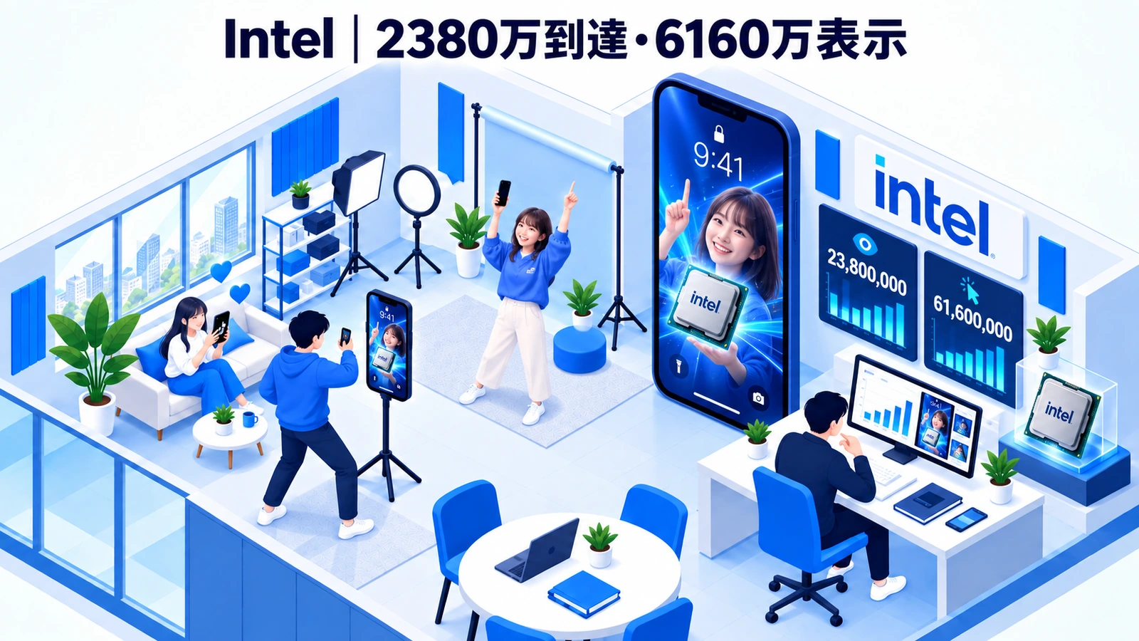 Intelのロック画面広告成功事例