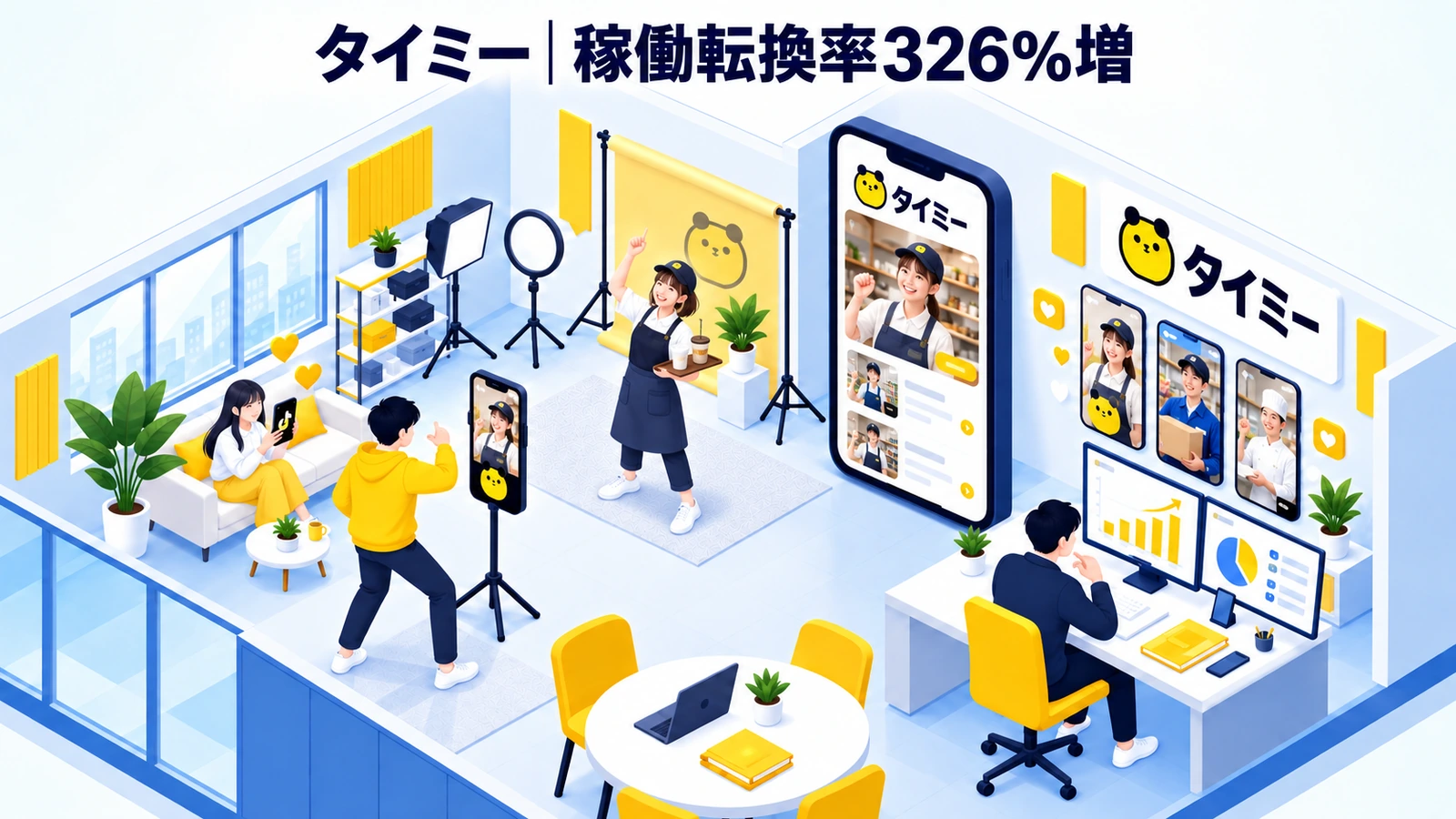 タイミーの運用型広告成功事例