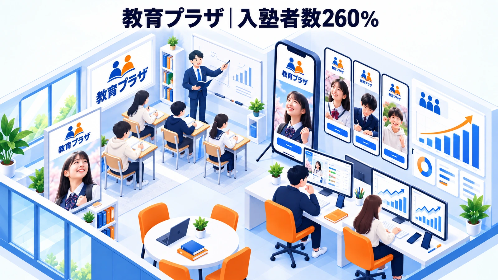 教育プラザの運用型広告成功事例