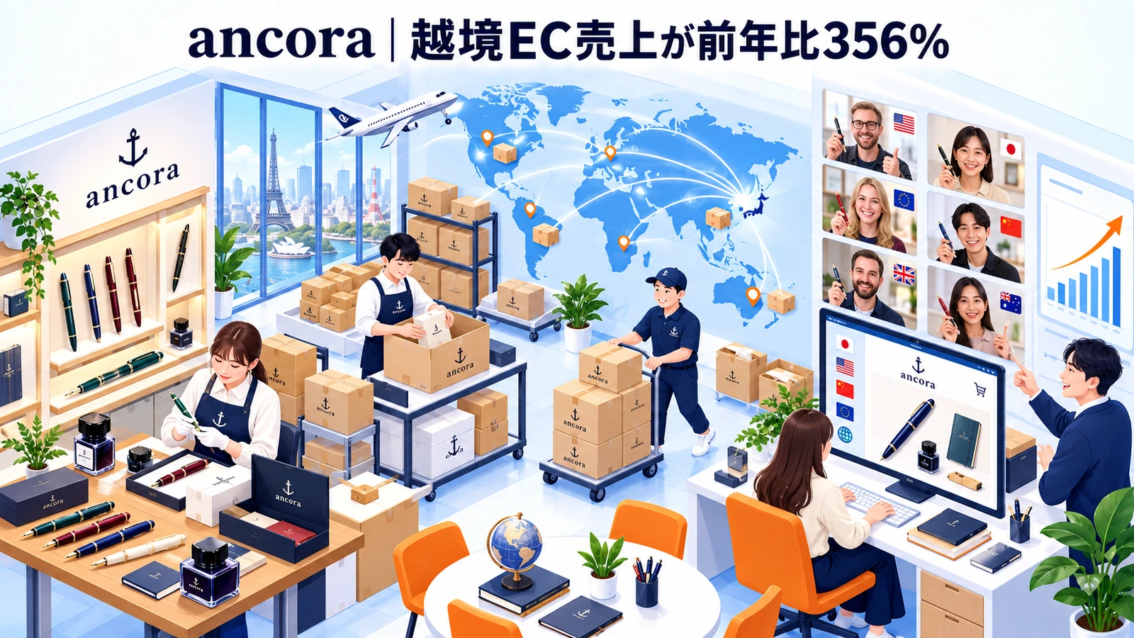 ancoraの越境ECマーケティング成功事例