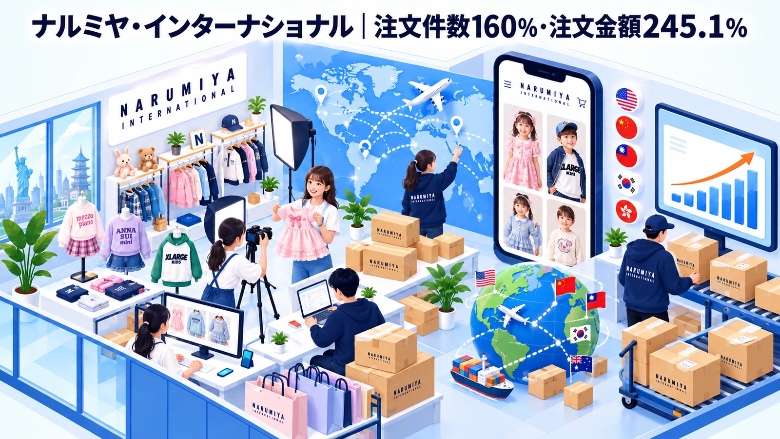 ナルミヤ・インターナショナルの越境ECマーケティング成功事例