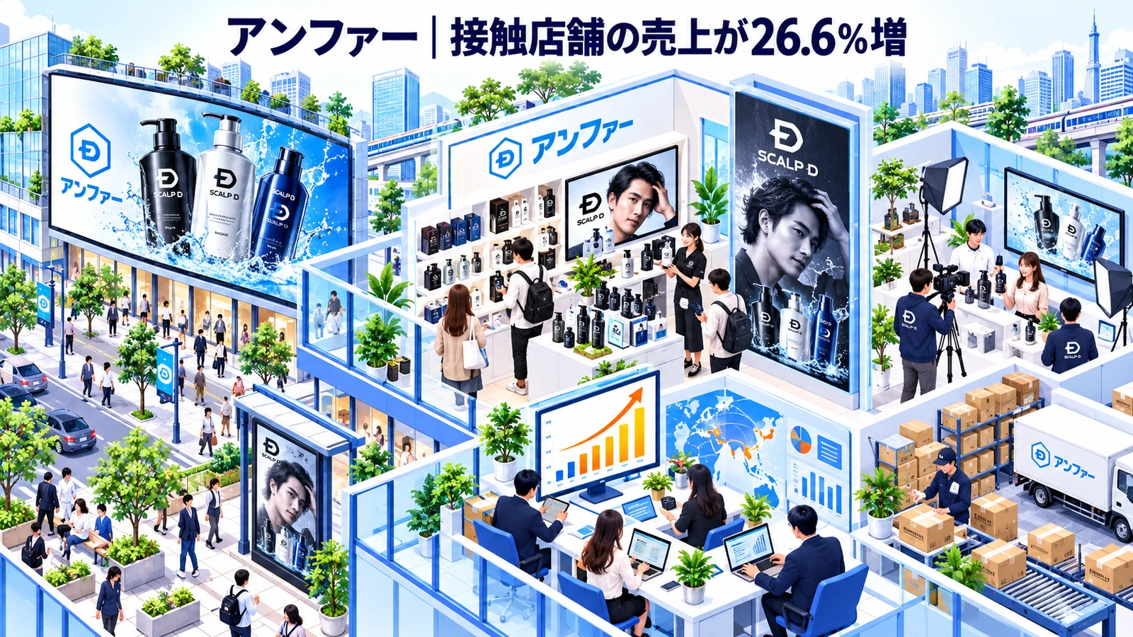 アンファーの屋外広告成功事例