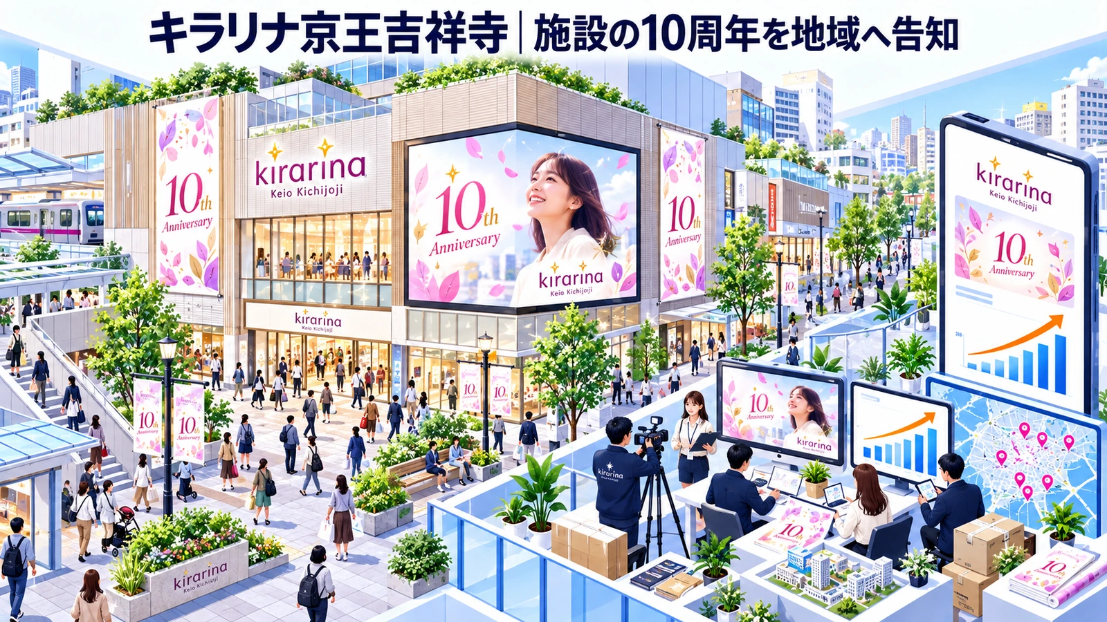 キラリナ京王吉祥寺の屋外広告成功事例