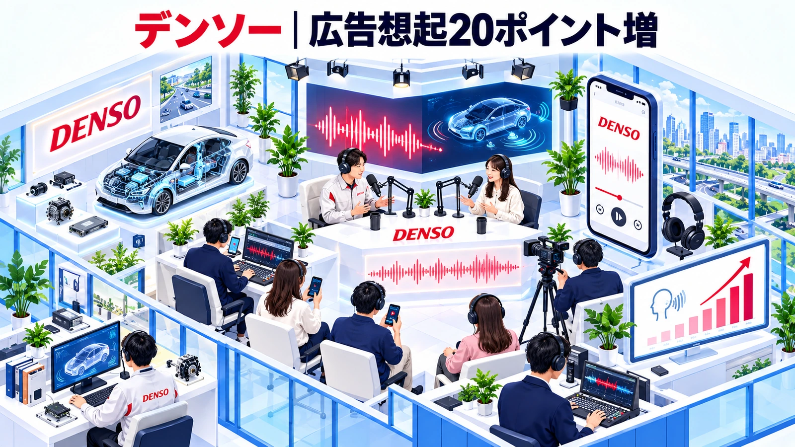デンソーの音声広告成功事例