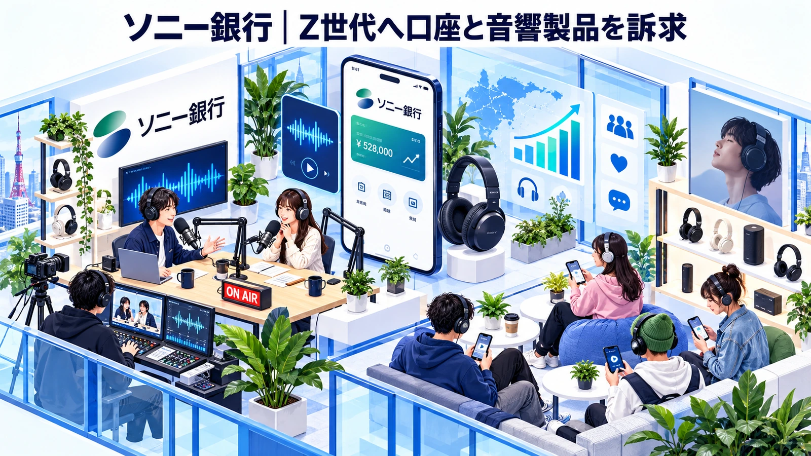 ソニー銀行の音声広告成功事例
