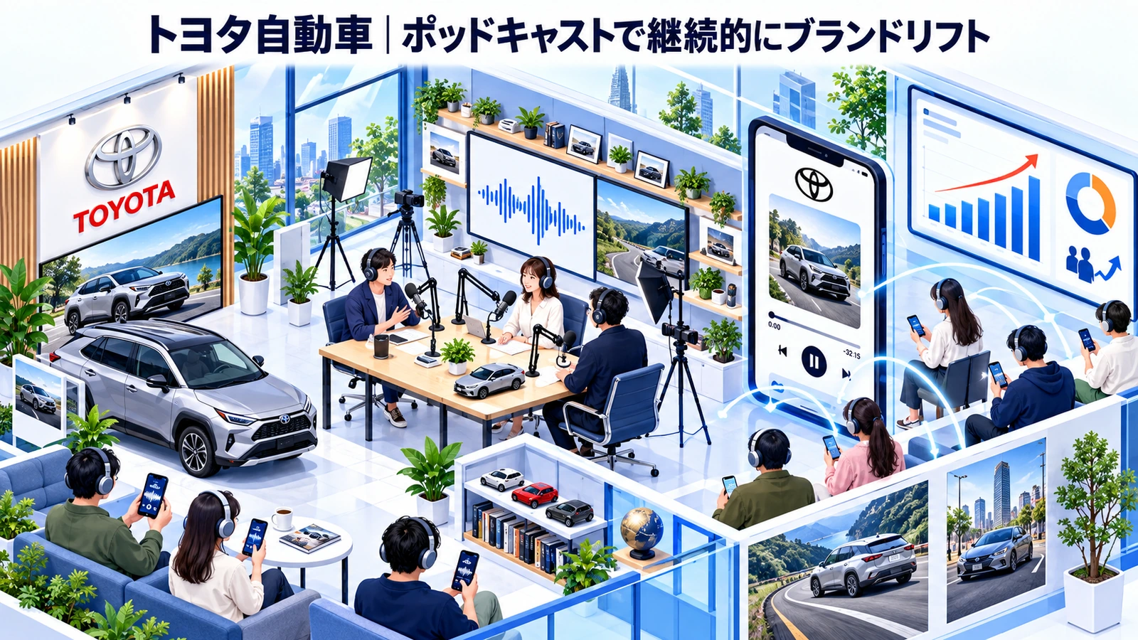 トヨタ自動車の音声広告成功事例