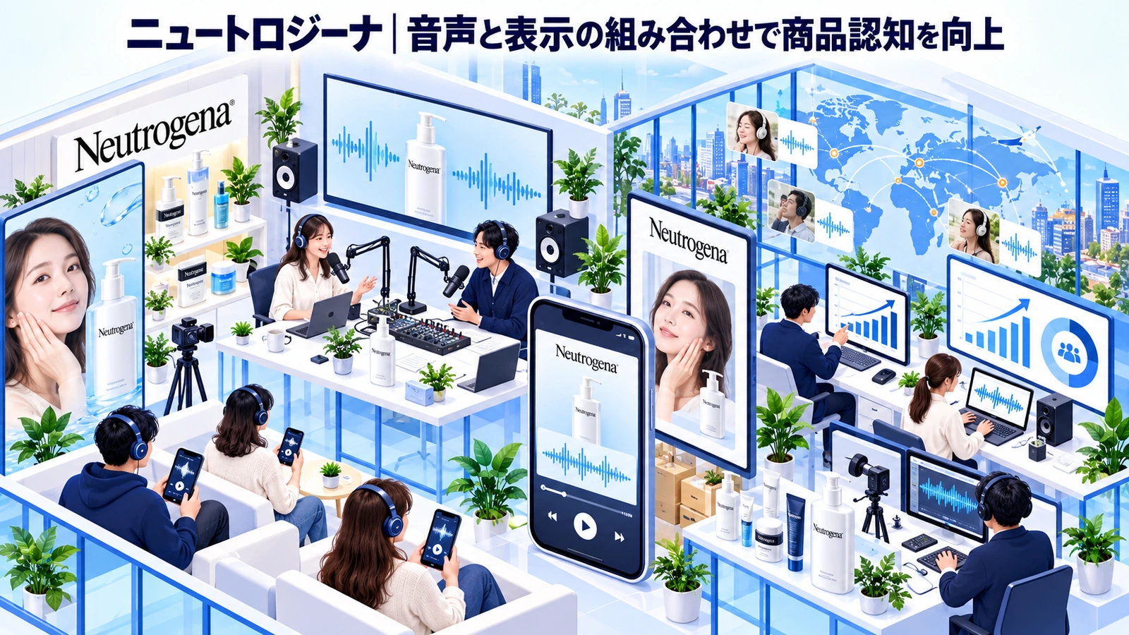 ニュートロジーナの音声広告成功事例
