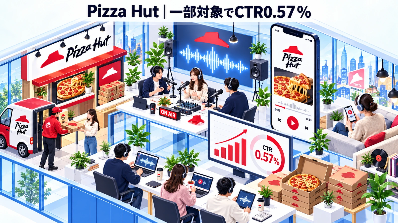 Pizza Hutの音声広告成功事例