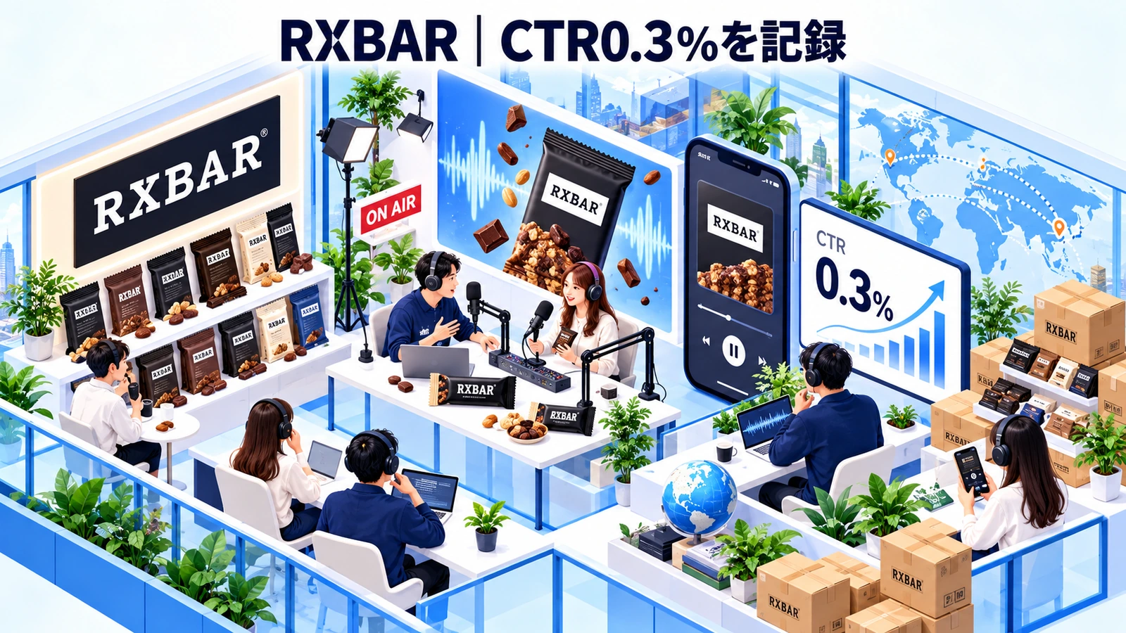 RXBARの音声広告成功事例