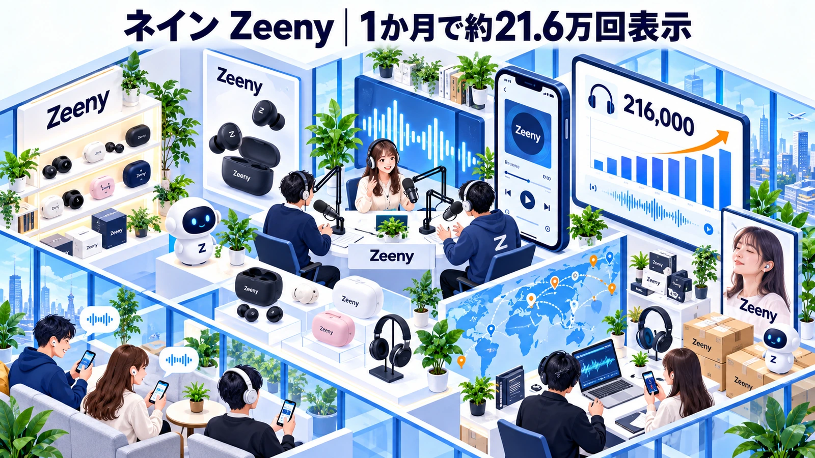 ネイン Zeenyの音声広告成功事例