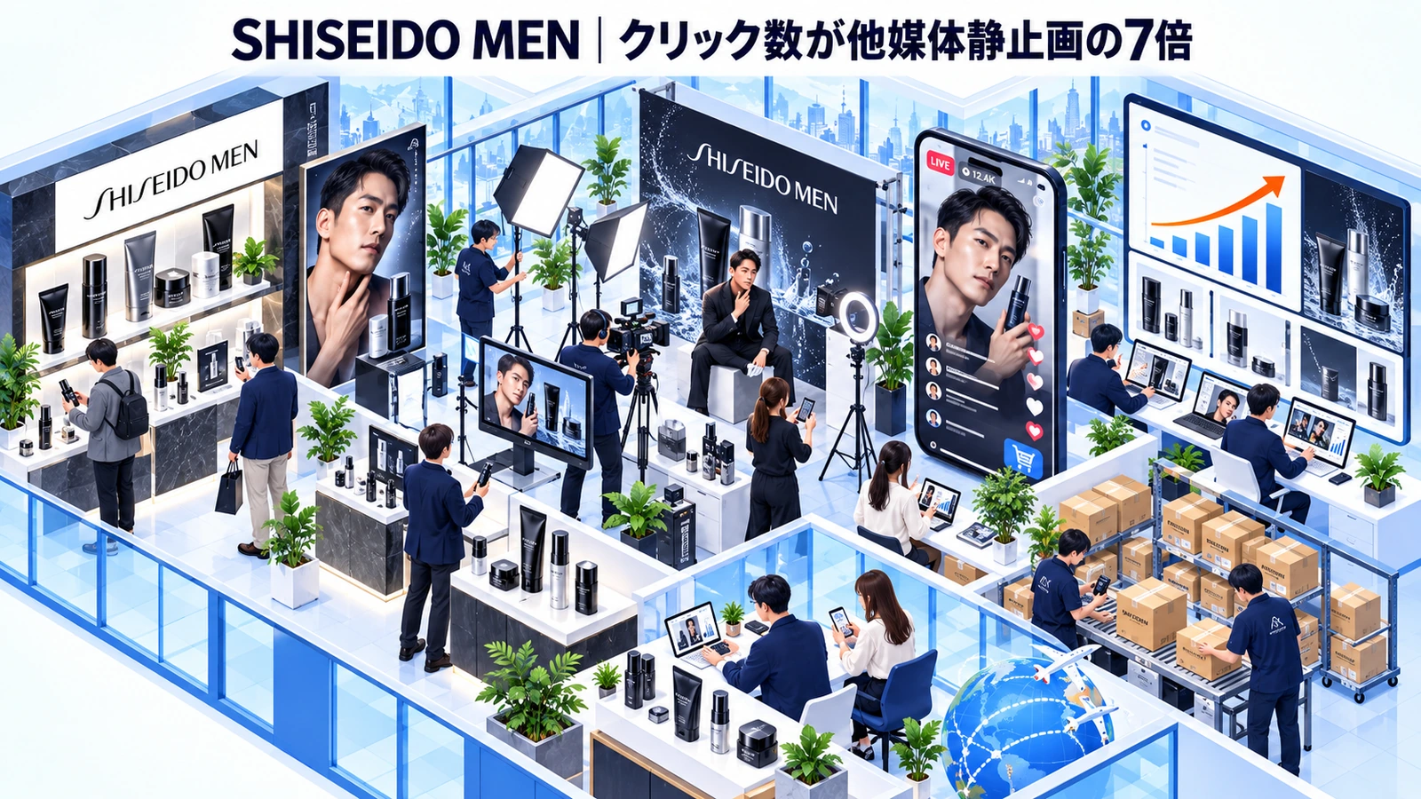 SHISEIDO MENの化粧品マーケティング成功事例