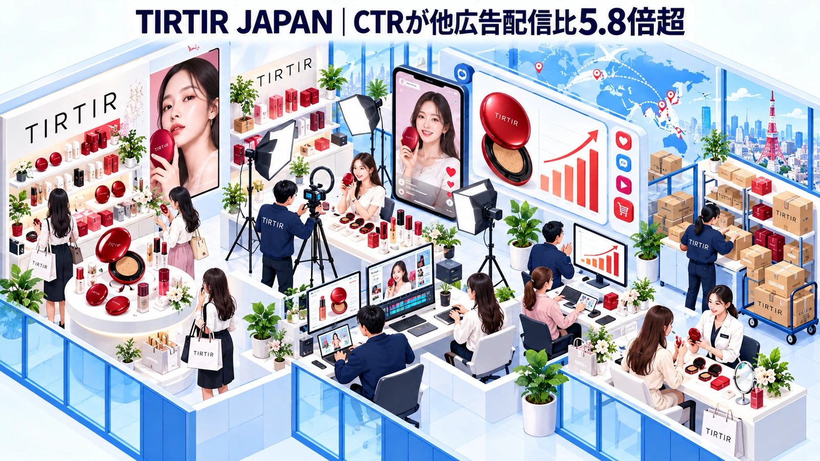 TIRTIR JAPANの化粧品マーケティング成功事例