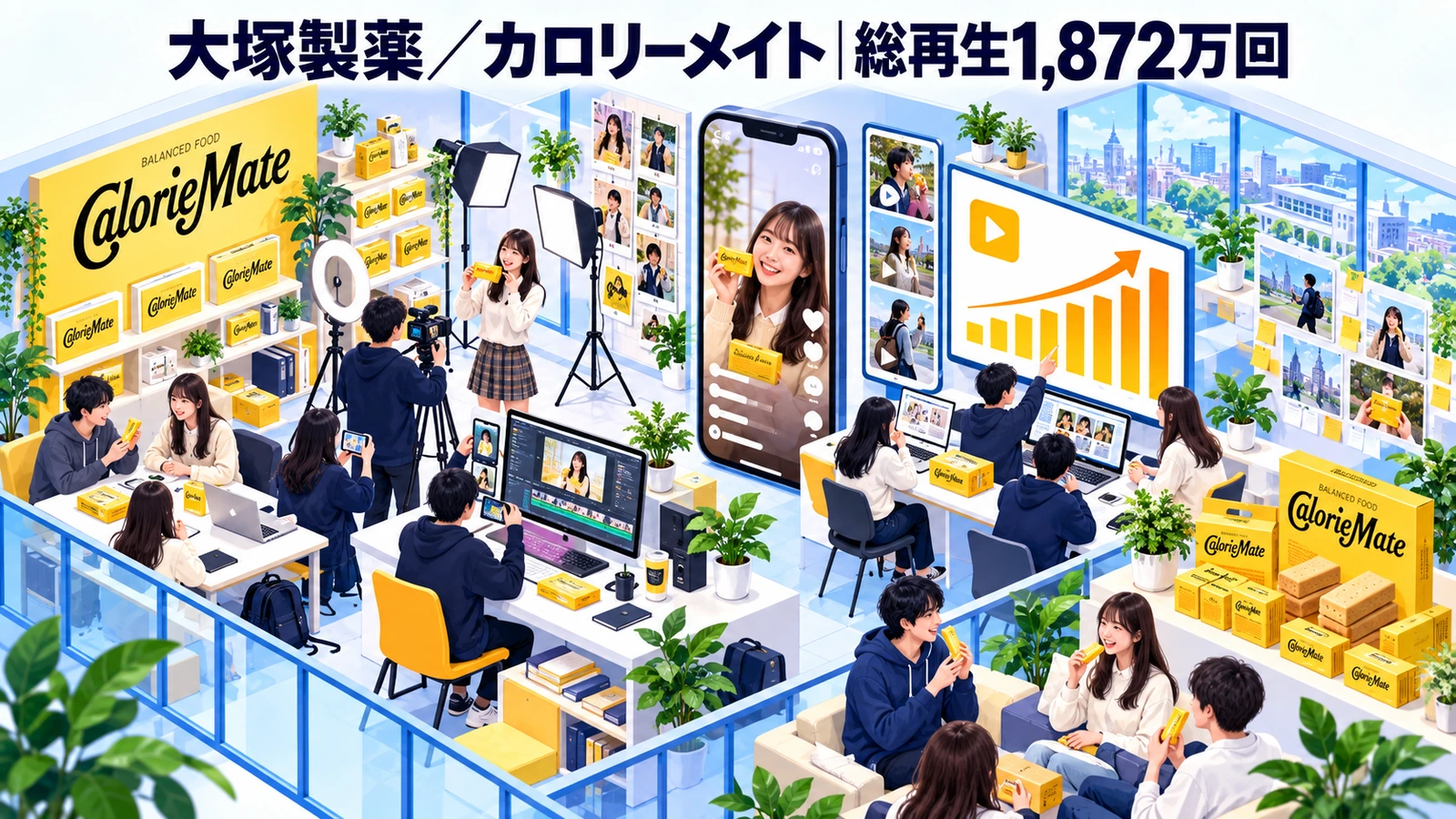 大塚製薬／カロリーメイトの学生向けマーケティング成功事例