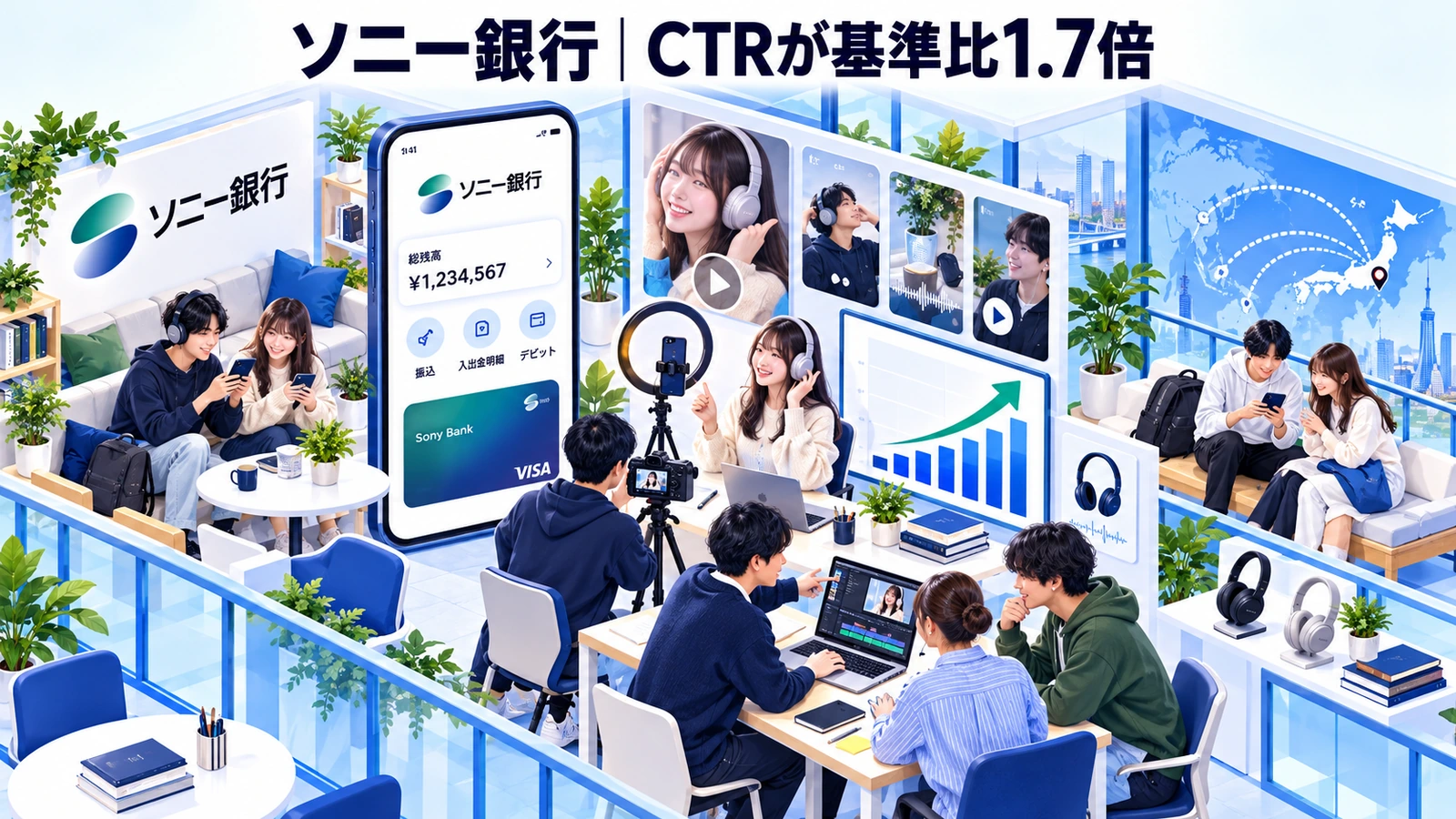 ソニー銀行の学生向けマーケティング成功事例
