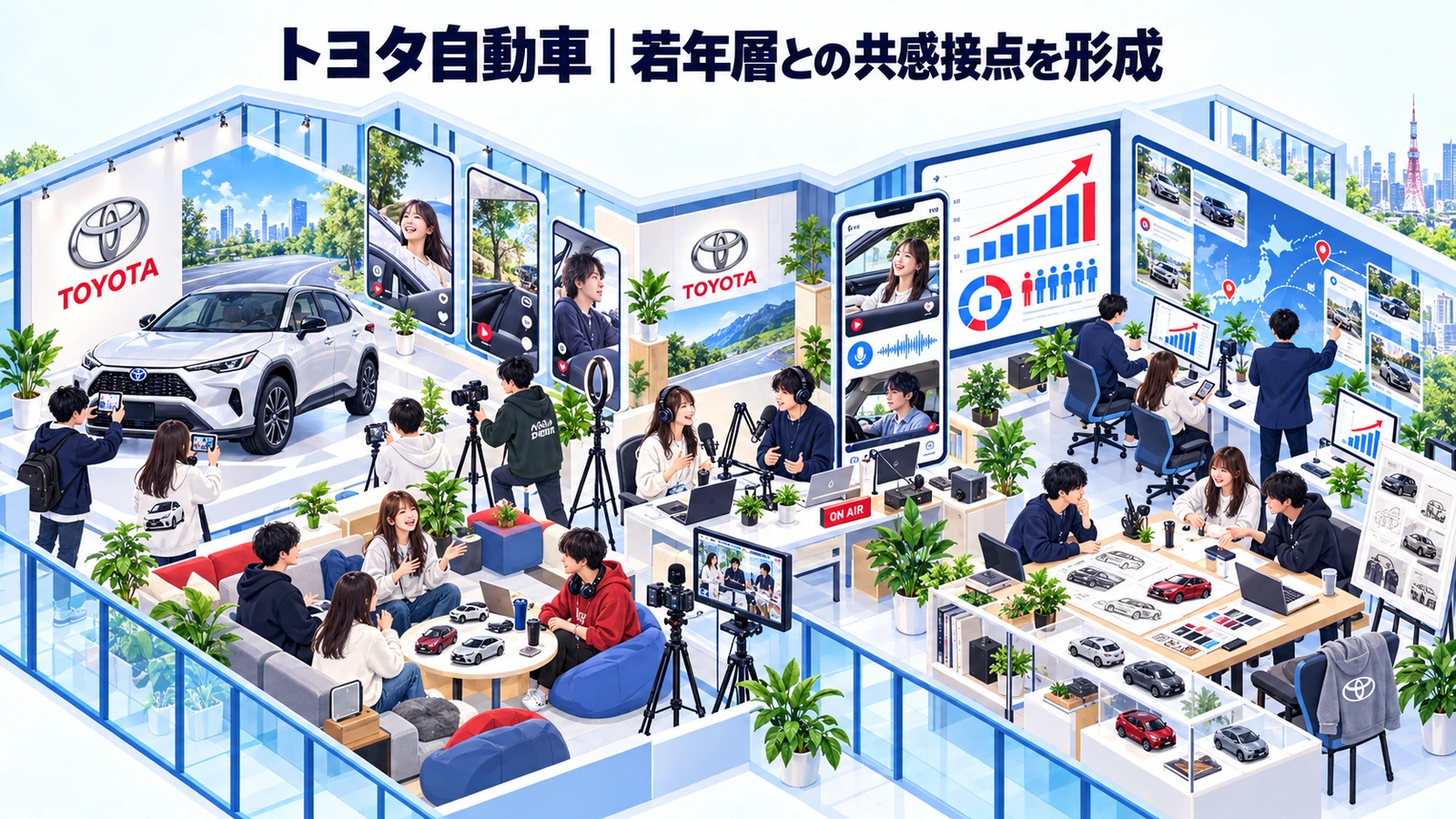 トヨタ自動車の学生向けマーケティング成功事例