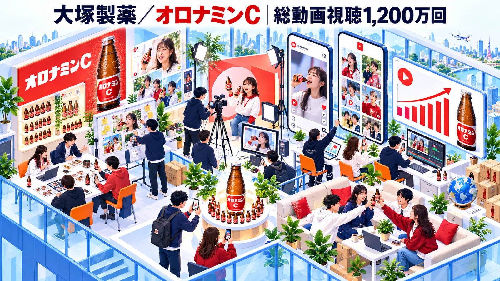 大塚製薬／オロナミンCの学生向けマーケティング成功事例
