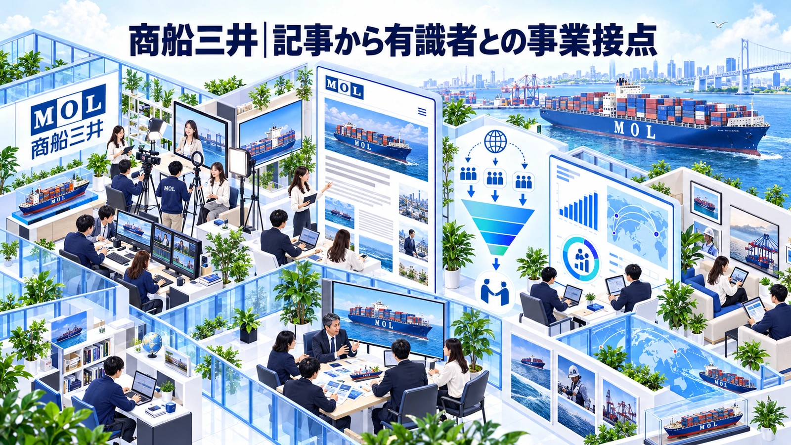 商船三井の記事広告成功事例