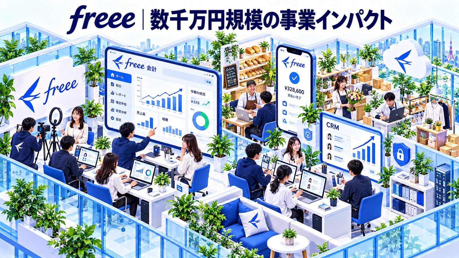 freeeの金融マーケティング成功事例