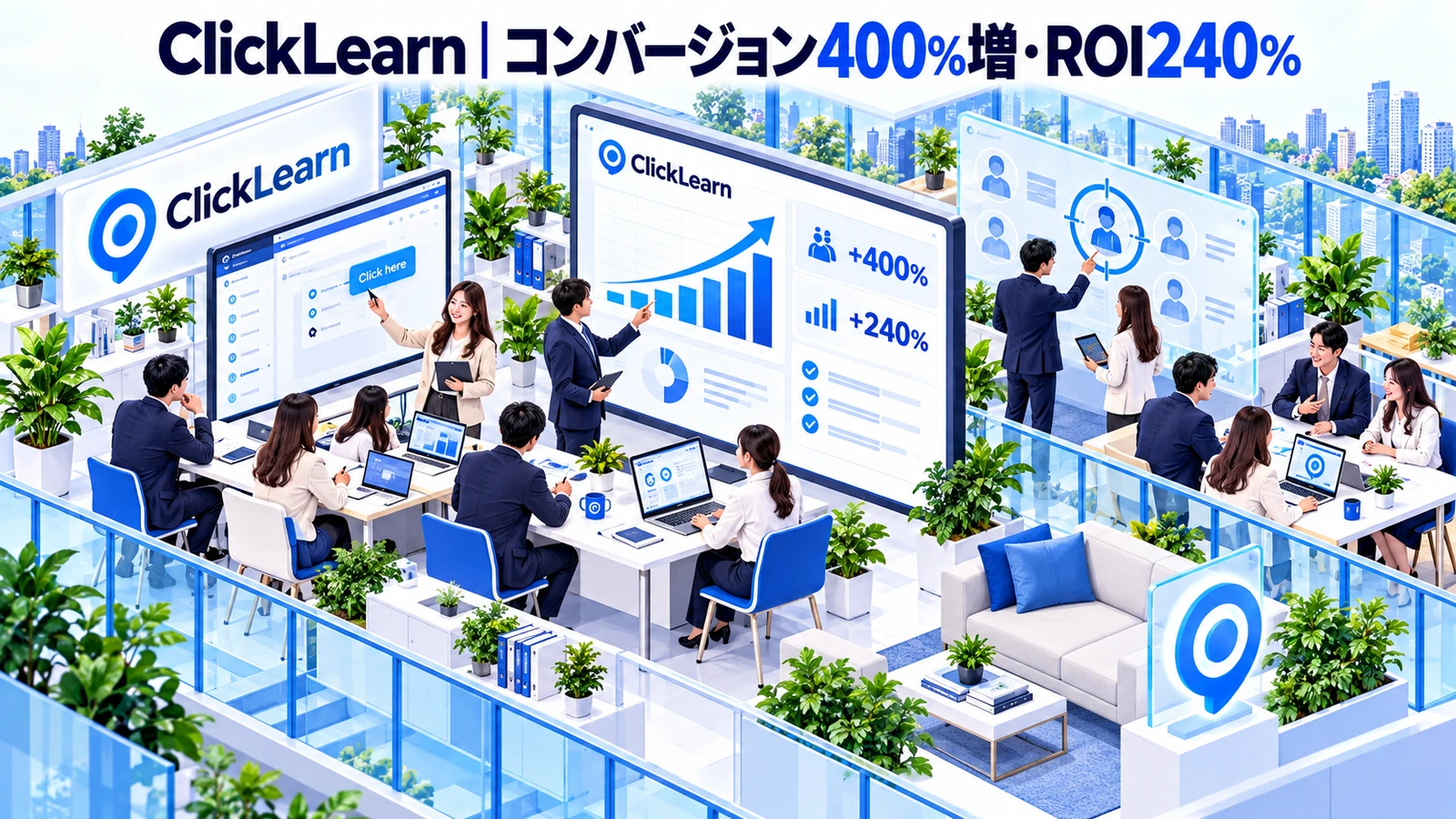ClickLearnの経営者向けマーケティング成功事例