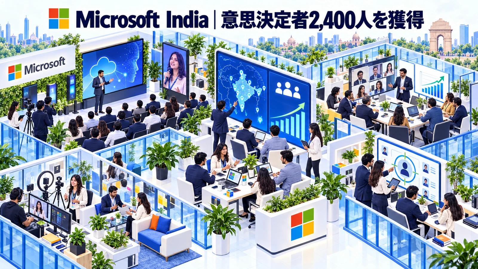 Microsoft Indiaの経営者向けマーケティング成功事例